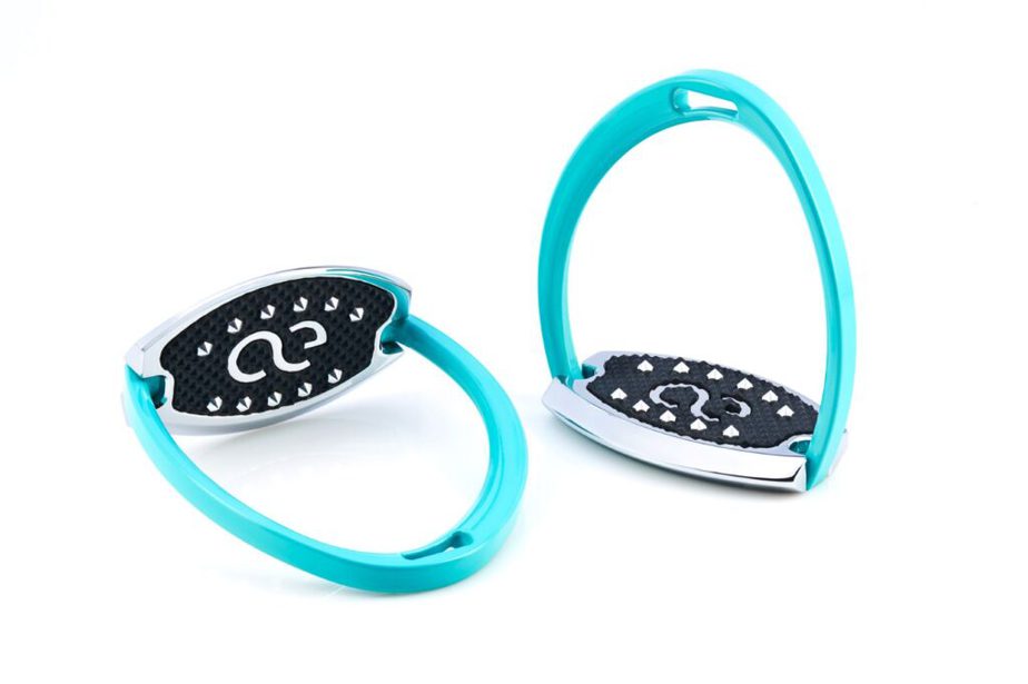 American Equus Elite Tiffany Blue Stirrups.